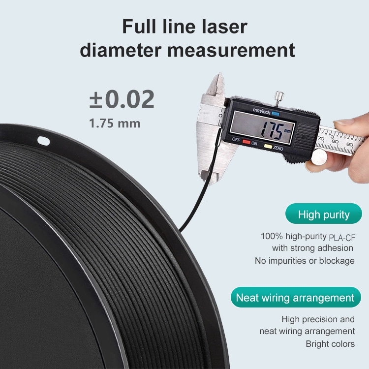MAIGAO High Carbon Fiber 1KG 3D Printed PLA-CF Filament - Image 4